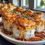 Spicy Shrimp Sushi Stacks: A Delicious Twist Awaits!.